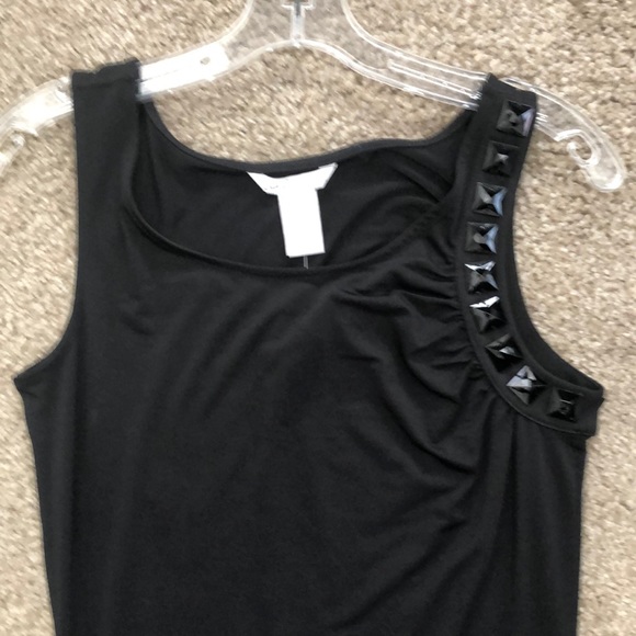 Candies black dress w detail on sleeve Size M - Picture 2 of 5